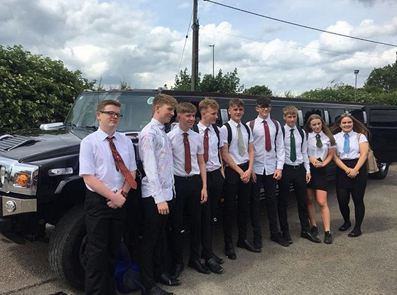 Leicester Wedding School Prom Limo