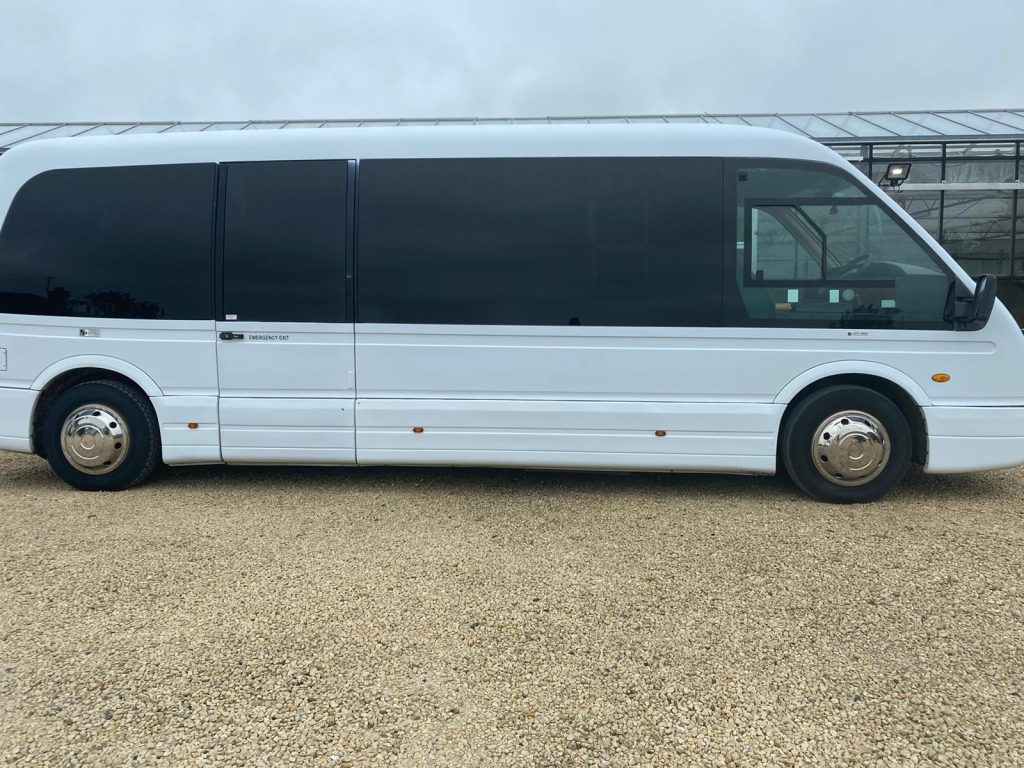 Leicester Wedding Party Bus full
