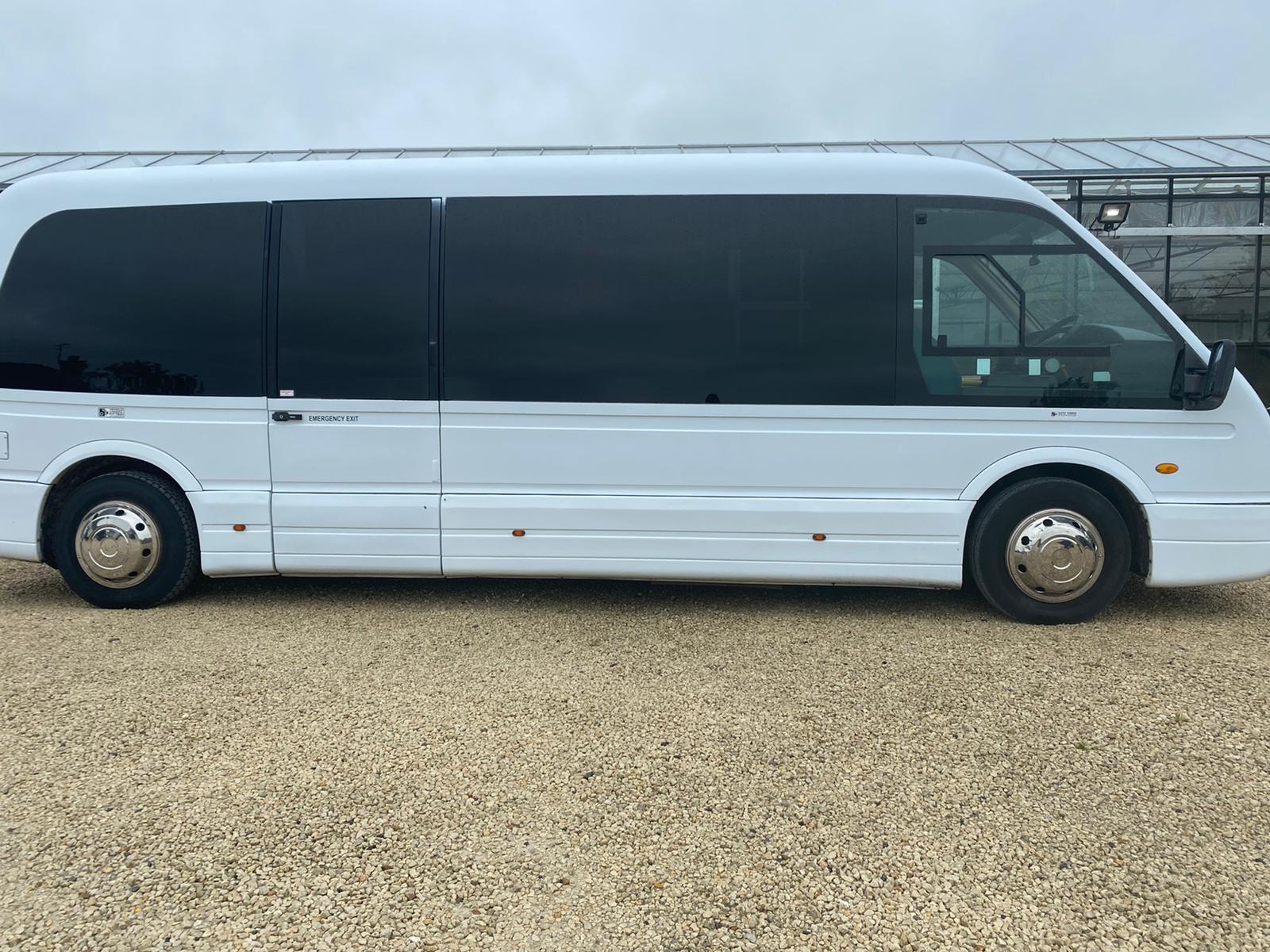 Leicester Wedding Party Bus full