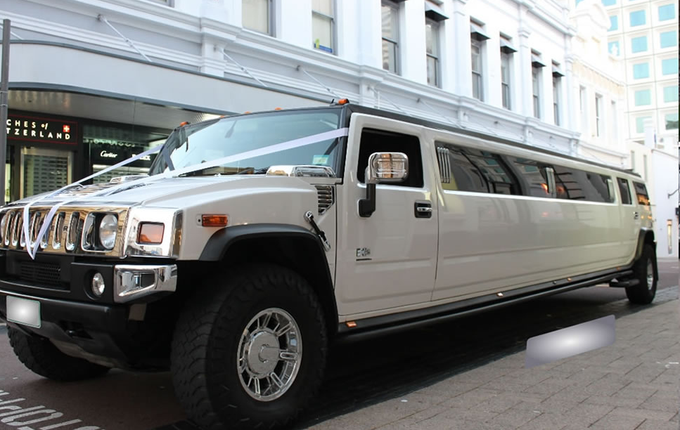Leicester Wedding White Hummer Limo vip