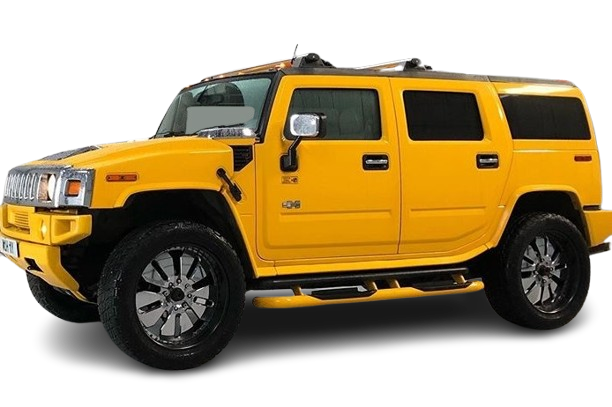 Leicester Wedding Baby Yellow Hummer Limo